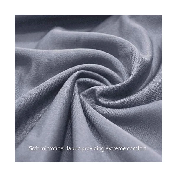 Travel Cot Sheets 95x65cm Fitted 2 Pack–Ultra Soft Microfiber, White & Grey | Fits Graco, Red Kite & Maxi-Cosi travel cots. Ultra soft & breathable microfiber. Snug fit. Preshrunk.