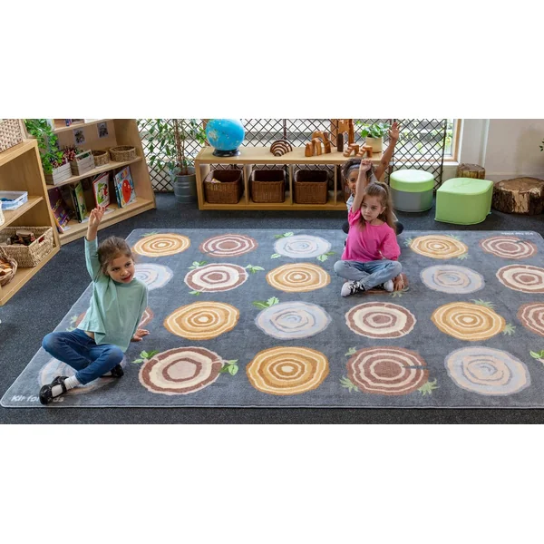 Tree Stump Placement Carpet 3x2m