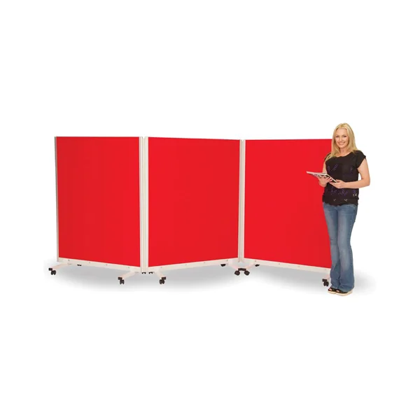 Tri Screen Mobile Display and Partition