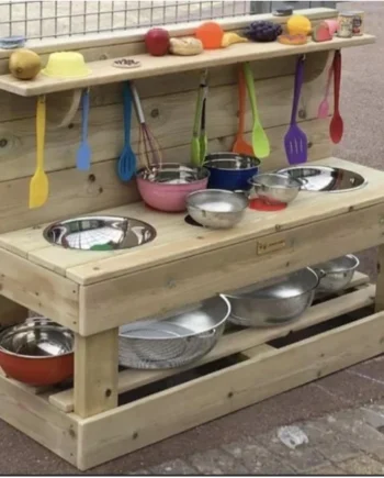 Triple Trouble Mud Kitchen