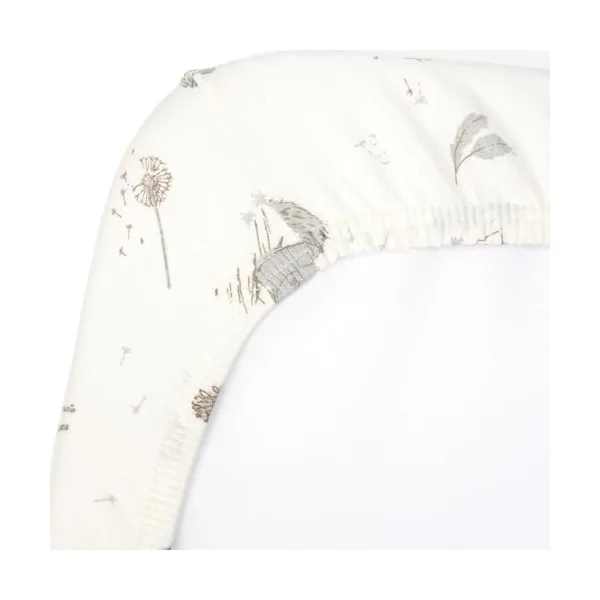 Tutti Bambini Cot Bed Fitted Sheets Cotton 2 Pack - Cocoon - 140x70cm | Soft organic cotton fitted sheets designed for 70x140cm cot beds. Breathable, gentle and easy-care nursery bedding.