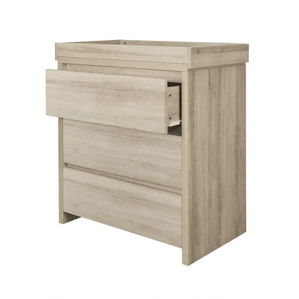 Tutti Bambini Modena 3 Piece Nursery Furniture Room Set Includes Cot Bed, Chest Changer And Wardrobe- Oak