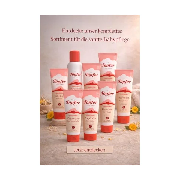 Töpfer Mamacare Nipple Ointment - Nourishing Cream for Breastfeeding - with Organic Marigold - Lanolin & Fragrance-Free - 6 x 25 ml