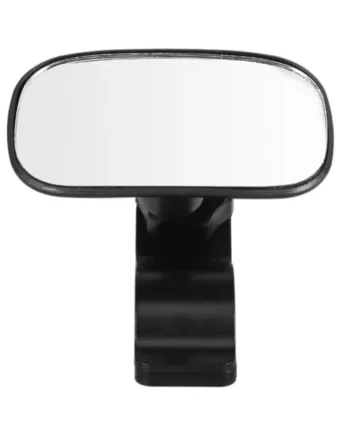 UKCOCO Car Seat Mirror Rear Facing Clip-on Visor Mirror for Backseat Viewing with Sturdy Abs Frame and Glass Surface, Suitable for Car Interior Safety and Easy Installation