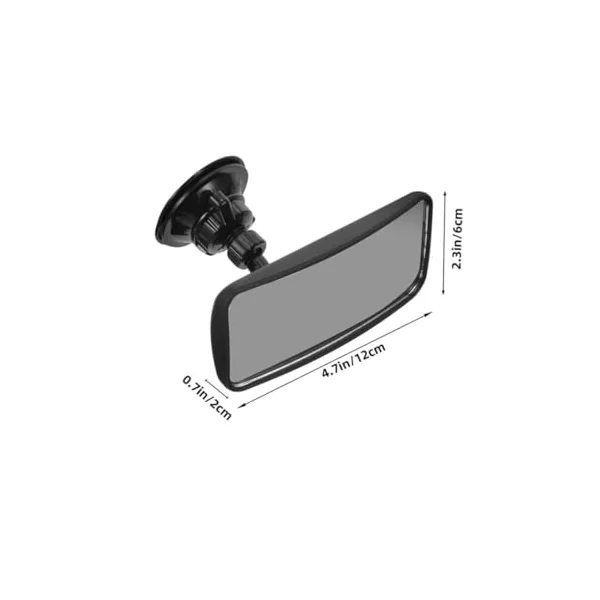 ULTECHNOVO 2pcs Baby Car Mirror Rear Facing 360° Adjustable Safety Abs Glass Backseat Mirror for Infant Driving