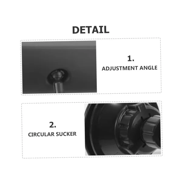 ULTECHNOVO 2pcs Baby Car Mirror Rear Facing 360° Adjustable Safety Abs Glass Backseat Mirror for Infant Driving