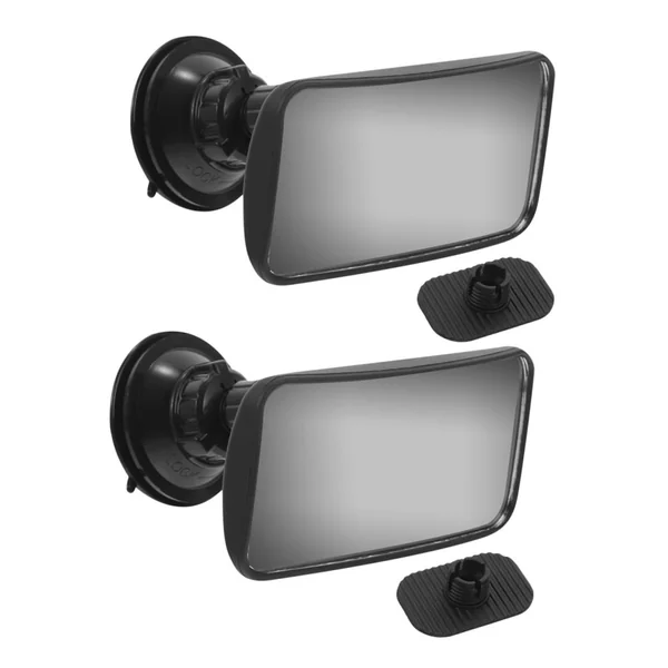 ULTECHNOVO 2pcs Baby Car Mirror Rear Facing 360° Adjustable Safety Abs Glass Backseat Mirror for Infant Driving