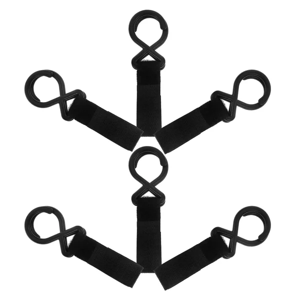 ULTECHNOVO 6pcs Universal Nylon Stroller Hooks for Pram Bag Hanging Practical Design with Stable and Firm Grip Multipurpose Bag Hanger and Shopping