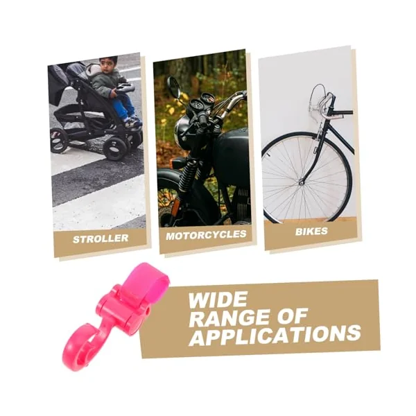 ULTECHNOVO Stroller Hook Strong Load-Bearing Capacity Versatile Hook and Fastener for Strollers and Easy Installation No Drilling Required Multi-Functional Use