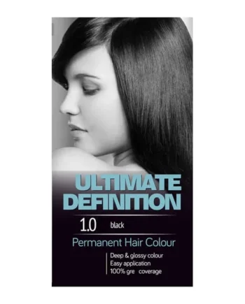 Ultimate Definition Permanent Hair Colour - 1.0 Black