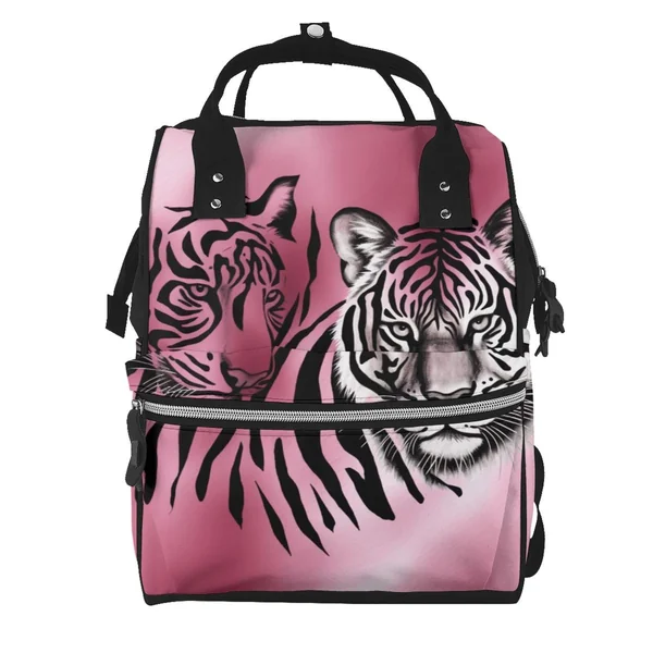 Underwater Fish Prints Changing Bag Backpack Baby Diaper Bags for Mom Dad, Waterproof Nappy Rucksack Multifunctional Travel Bag