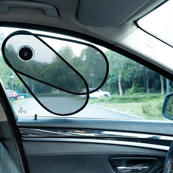 Universal Car Side Window Shades for All Car, Adjustable Car Window Sun Shine Blocker for Block UVR, Static Cling Sun Shades for Car Windows for Driver Glare (A, 1pcs)