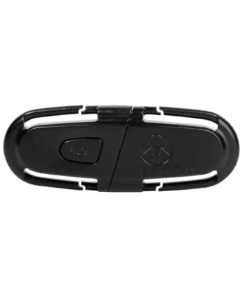 Universal Clip (1 Piece) - Versatile Belt Fastener for Stroller, Highchair, Backpack and Shopping Cart - Adjustable Zipper (Black)