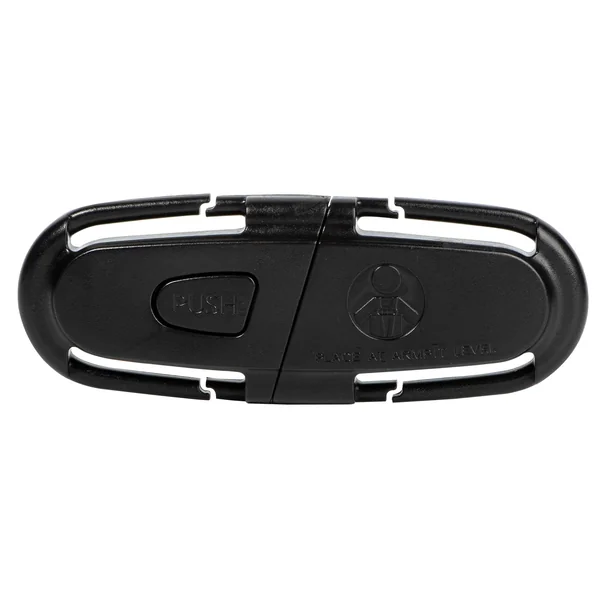 Universal Clip (1 Piece) - Versatile Belt Fastener for Stroller, Highchair, Backpack and Shopping Cart - Adjustable Zipper (Black)