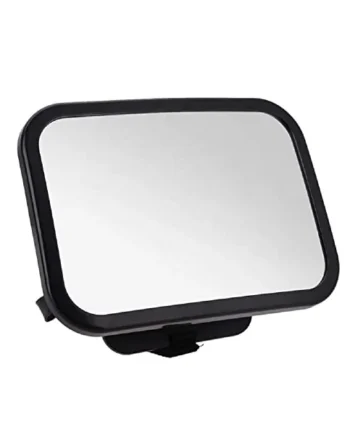 Universal XL Baby Car Mirror, Shatterproof, Adjustable Back Seat Mirror For Rear Facing Child Seats, Wide View And Vibrant Reflection