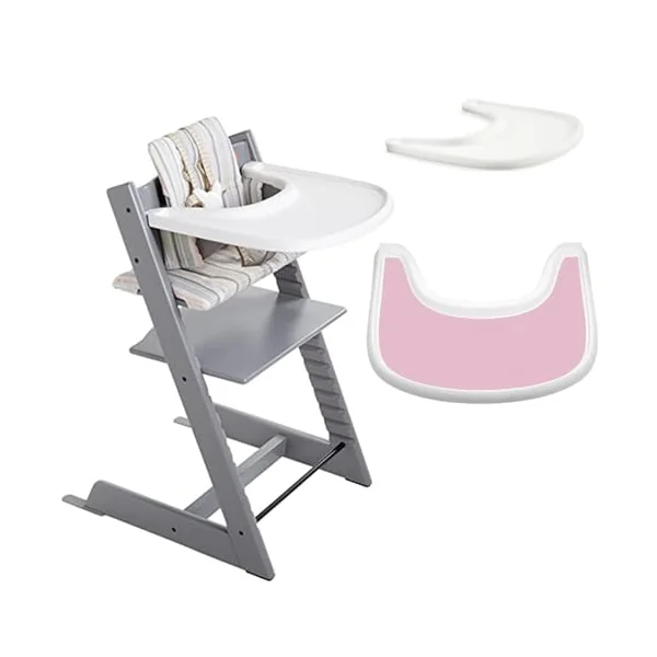 Upgrade High Chair Placemat Dishwasher Safe Free Silicone Placemats Baby Led Feeding Foods Placemat for Toddler High Chair