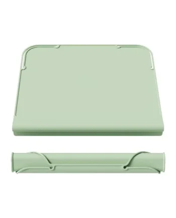Upgrade Silicone Placemats for Toddlers & Kids, Non-Slip Baby Placemat with Angle-Protective Safety Edge, BPA-Free, 12"x10", Green Kids Placemats for High Chair & Dining Table