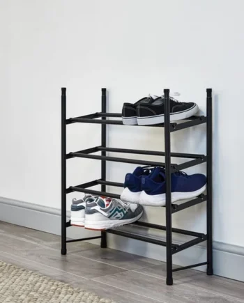 Utility 4 Tier Extending Shoe Rack