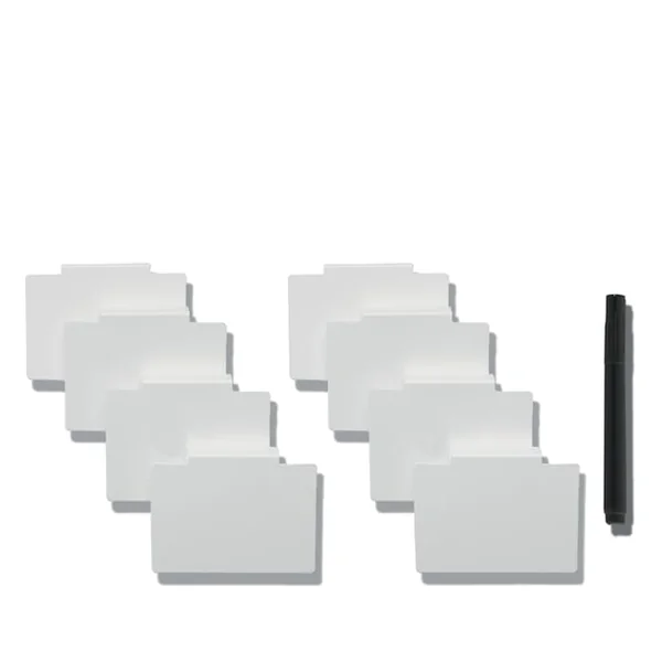 Utility 8 Storage Label Clips With Marker