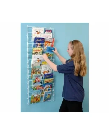 Vertical Wire Book Rack