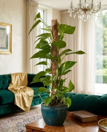 Verve Devil's ivy in Anthracite grey Plastic Grow pot