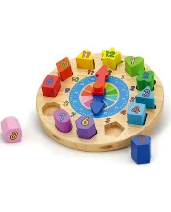 Viga Toys 59235 Clock Shape Sorting Puzzle