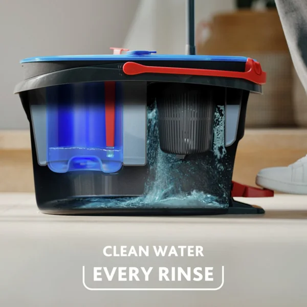 Vileda H2PrO Spin Mop and Bucket Set