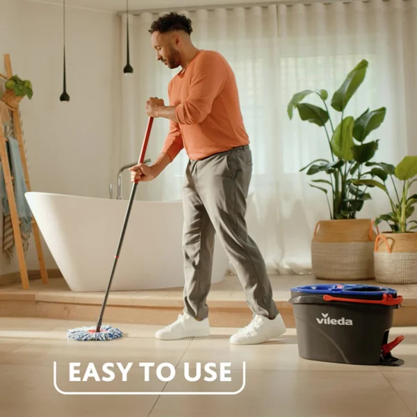 Vileda H2PrO Spin Mop and Bucket Set