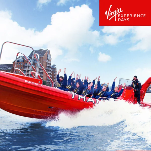 Virgin Experience Days Thames Rocket Speedboat Ride for 12 People