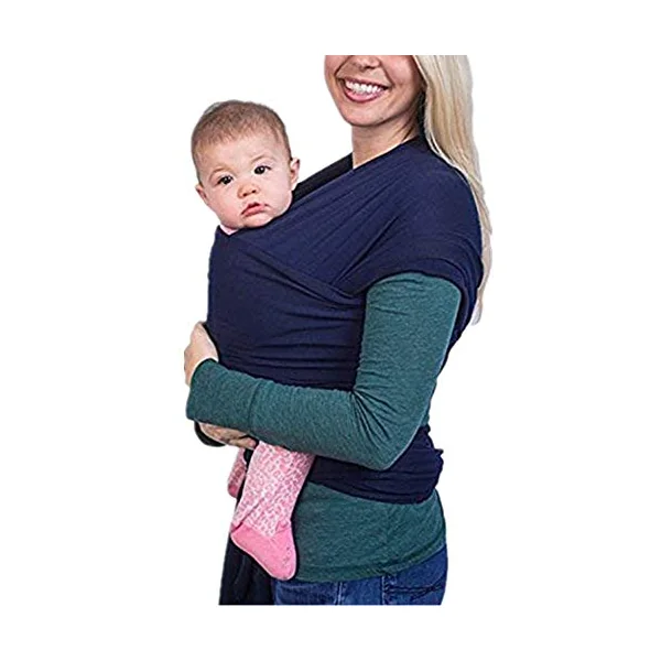 VOARGE Elastic Baby Sling for Newborns and Toddlers, Baby Sling for Newborns, Within 16 kg, Dark Blue
