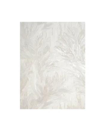 Vymura M95693 Gianni Feather Heavyweight Vinyl Wallpaper, Warm Ivory