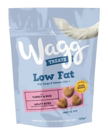 Wagg Low Fat Treats 125g - Turkey & Rice