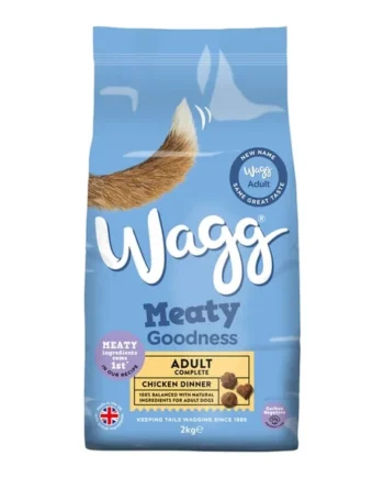 Wagg Meaty Goodness Adult Complete Dinner Dry Dog Food 2kg - Chicken