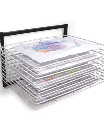 Wall Mounted Art Drying Rack - 10 Shelf