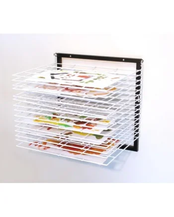 Wall Mounted Art Drying Rack - 15 Shelf