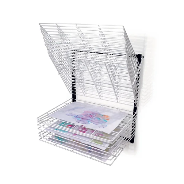 Wall Mounted Art Drying Rack - 20 Shelf