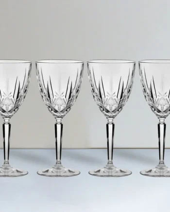 Waterford Marquis Sparkle Crystal Goblet Glasses, 4 Pack