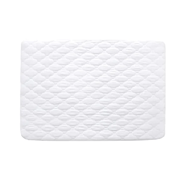 Waterproof Cot Bed Mattress Protector 60x120cm–Soft Quilted Cover | Fits 120x60cm cot beds. Breathable quilted fitted sheet. Waterproof TPU layer protects mattress. Hypoallergenic & soft.