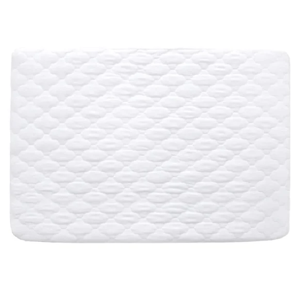 Waterproof Cot Bed Mattress Protector 60x120cm–Soft Quilted Cover | Fits 120x60cm cot beds. Breathable quilted fitted sheet. Waterproof TPU layer protects mattress. Hypoallergenic & soft.