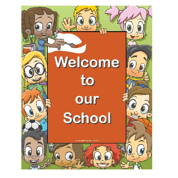 Welcome Sign - Faces