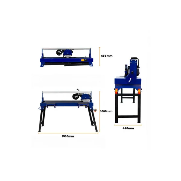 Wet Sliding Tile Cutter Sawing Bench 920mm 1200W Ceramics Porcelain Heavy Duty