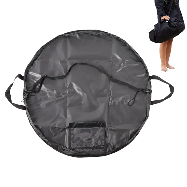 Wetsuit Changing Mat Wetsuit Changer Bag Wipeable Mat | Portable Diving Changing Pad for Swimming Surfboard Kitesurfing Pool Beach Travel Coastal