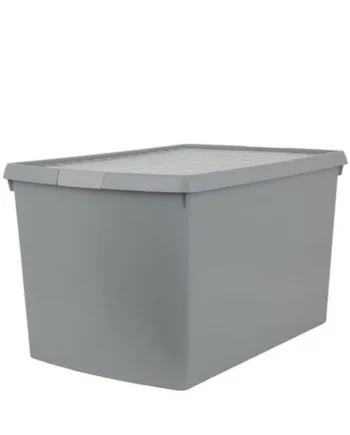 Wham 62L Clip Box & Lid - Grey