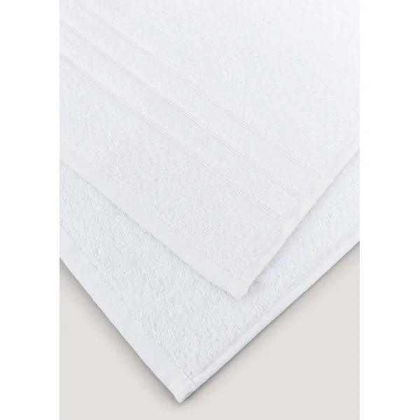 White 100% Egyptian Cotton Towels