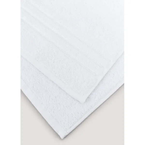 White 100% Egyptian Cotton Towels