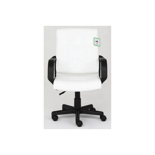 White Computer Office Chair , Swivel Chair Height Adjustable ergonomic