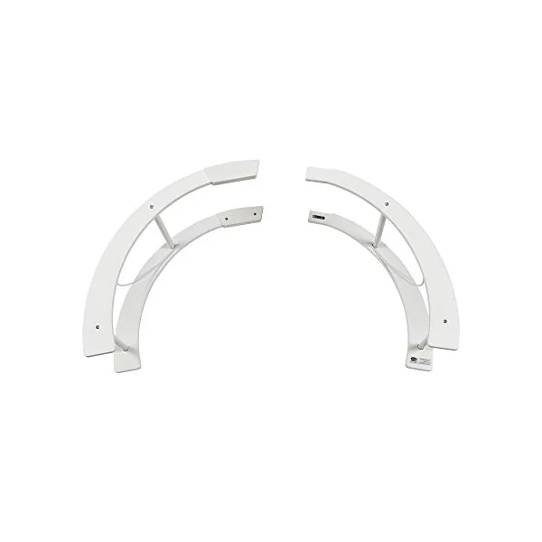White Shnuggle Adjustable Curved Baby Moses Basket Rocking Stand