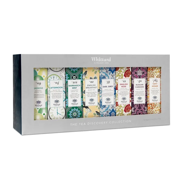 Whittard of Chelsea Discovery Collection Assortment of Tea Bags, 8 x 20 Pack