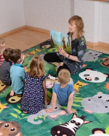 Wild Animals Carpet 3x3m