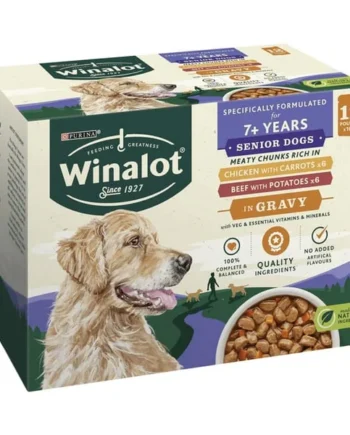 Winalot Senior Meaty Chunks in Gravy 100g x12